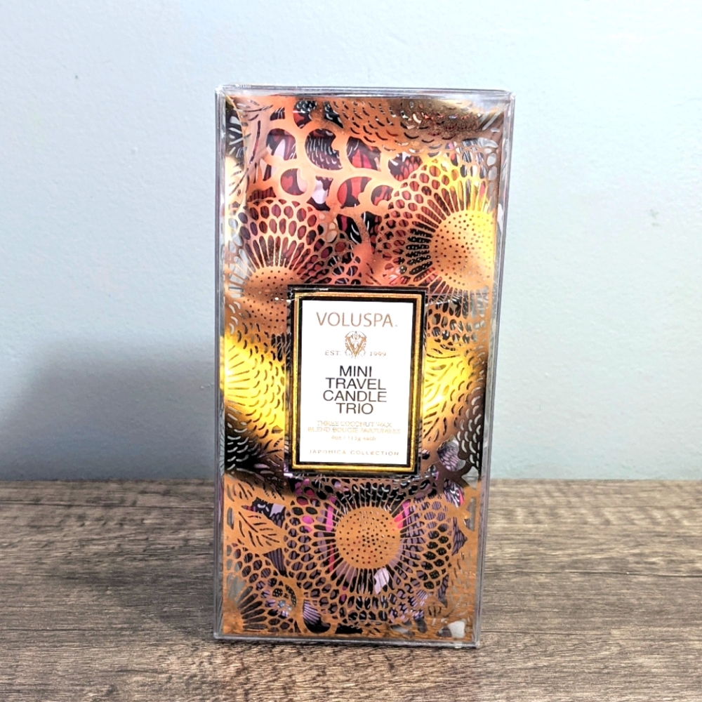 Voluspa candle 3 pack